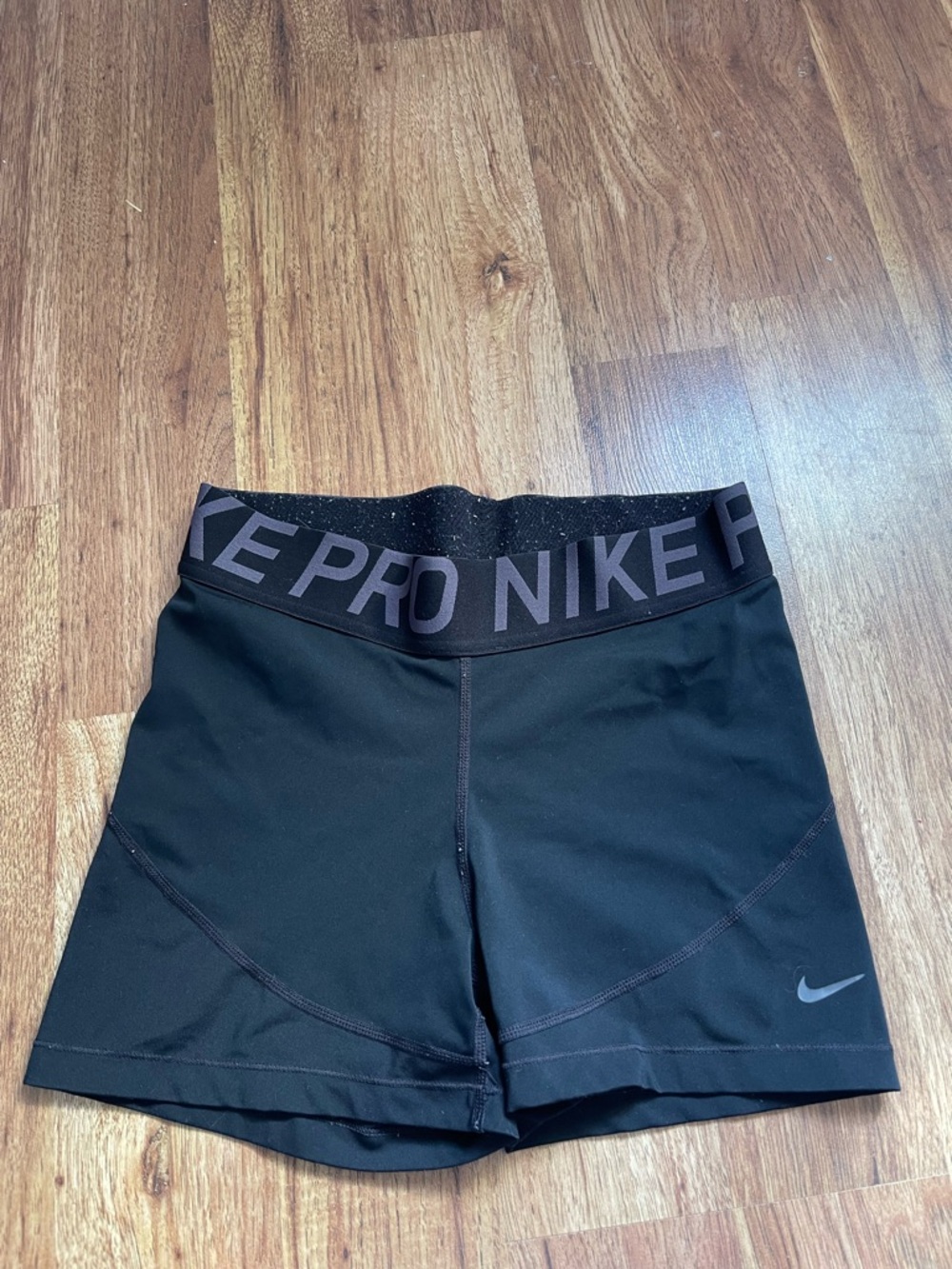 Nike Black Women's Pro Fit Training Shorts with Branded Waistband